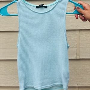 Forever21 Baby blue Crop top tank